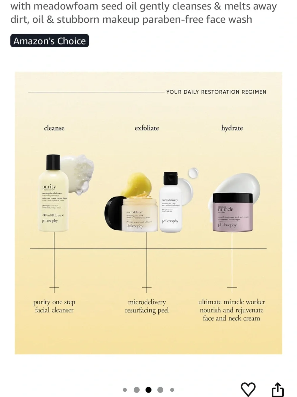 Philosophy Purity One-Step Facial Cleanser - Cream